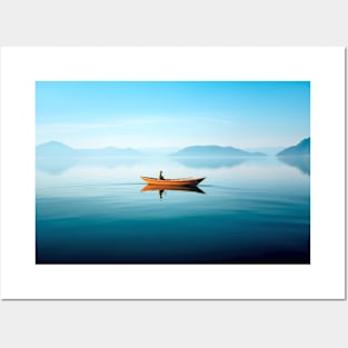 Lake Landscape Meditation Serene Calm Posters and Art